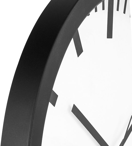 Wall Clock ELDONEX London Analogue Clock, Black ...