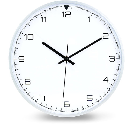 Wall Clock ELDONEX Stockholm Analogue Clock, Silver ...