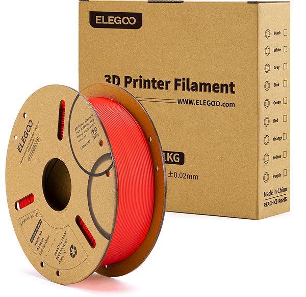 Filament Elegoo PLA 1kg rot ...