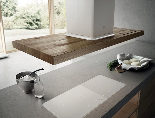 Extractor Hood ELICA BIO ISLAND WH/A/120X53 ROVERE ...