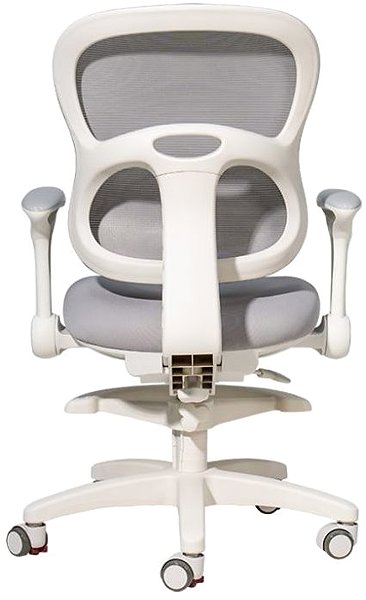 Children’s Desk Chair ELINELI Edita with armrests, grey + cover ...
