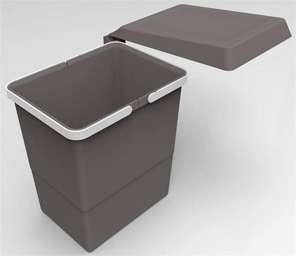 Rubbish Bin Elletipi SWING Built-in door 12 l, grey ...