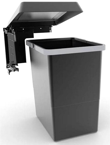Odpadkový kôš Elletipi Vstavaný odpadkový kôš SWING 2.0 –  na dvierka, 24 L, PBN A SG44 Screen