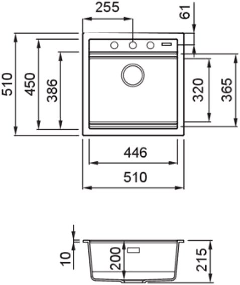 Granite Sink Elleci BEST 104 K88 grey ...