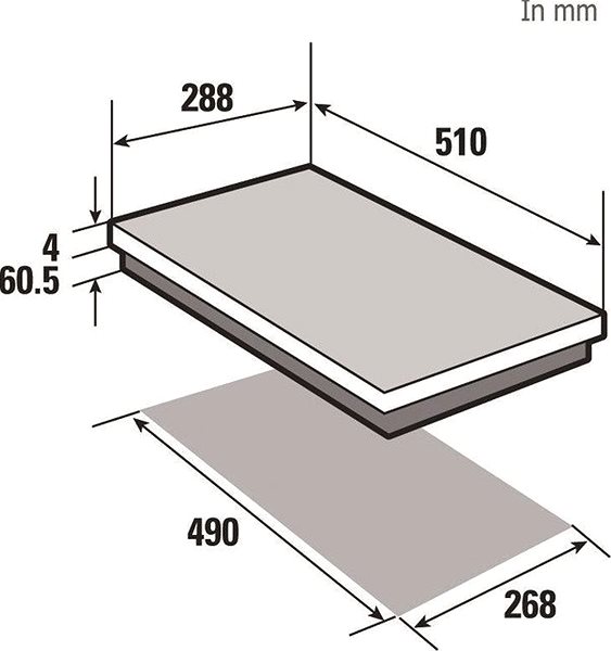 Cooktop BRANDT BPV6221B Technical draft