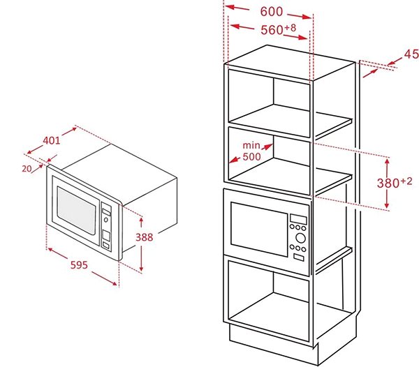 Microwave KLUGE KTM2620B Technical draft