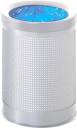 Rubbish Bin Waste paper basket Caimi Brevetti Hi-Tech Metal 14 L, white ...