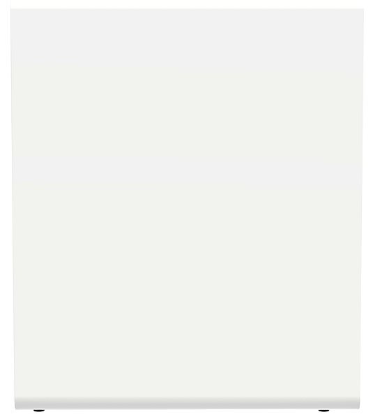 Rubbish Bin Sorted waste bin - clear glass, Rossignol Cubatri, 55411, 90 L, white ...