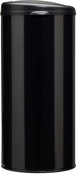 Rubbish Bin Touch waste bin Rossignol Touch 93581, 45 L, black graphite RAL 9011 ...