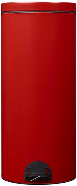 Rubbish Bin Pedal basket Rossignol Elora 90327, 30 L, red, RAL 3002 ...