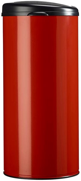 Rubbish Bin Touch waste bin Rossignol Touch 93592, 45 L, glossy red RAL 3020 ...