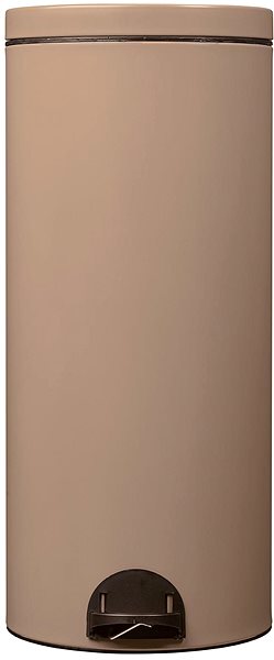 Rubbish Bin Pedal basket Rossignol Elora 90326, 30 L, brown, RAL 1019 ...