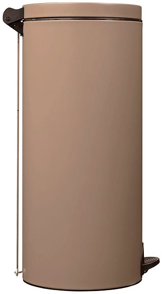 Rubbish Bin Pedal basket Rossignol Elora 90326, 30 L, brown, RAL 1019 ...