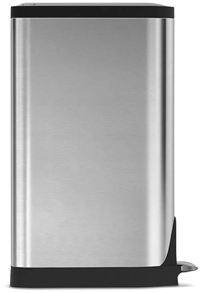 Rubbish Bin Simplehuman pedal bin - 30 l, butterfly lid, brushed stainless steel, FPP ...