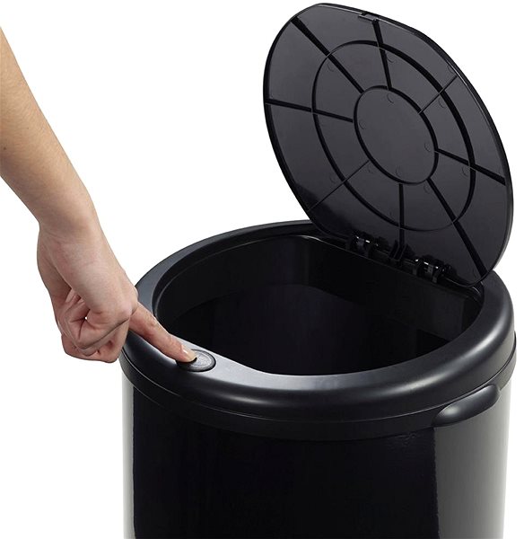Rubbish Bin Touch waste bin Rossignol Touch 93590, 45 L, glossy stainless steel ...