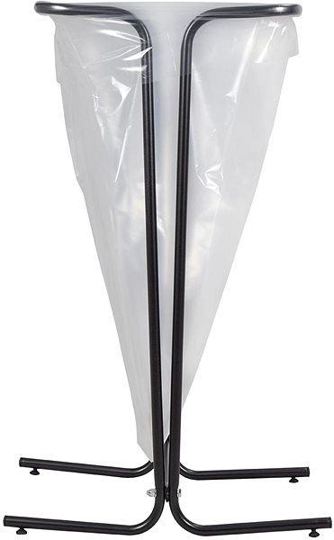 Rubbish Bin Trash bag stand Rossignol Tubag 57536, grey, 110 L ...