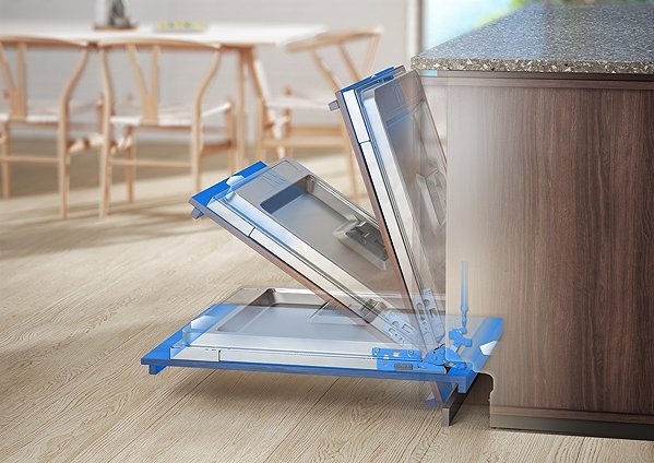 ELECTROLUX 600 SatelliteClean EES63400L built-in dishwasher Technical drawing