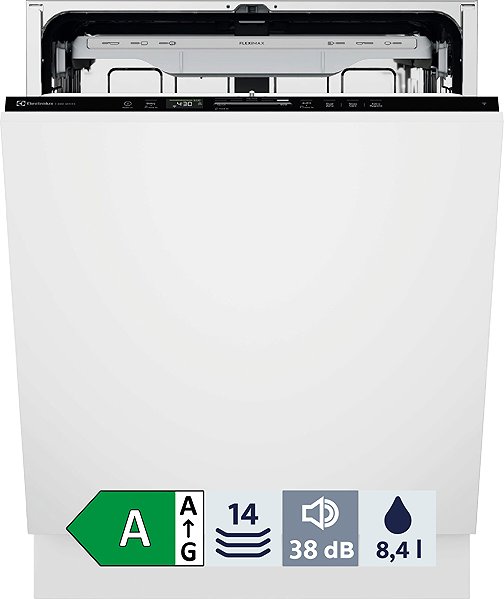 ELECTROLUX 800 E82LA220T built-in dishwasher energy label