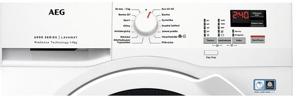 Washing Mashine AEG ProSense™ L6FBK49WC Optional