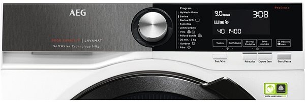Steam Washing Machine AEG SoftWater L9FBB49SC BlackEdition Features/technology