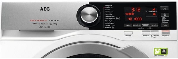 Steam Washing Machine AEG ÖKOMix L8FBC69BSCA AutoDose Features/technology