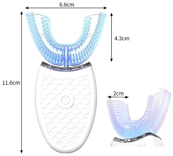 Electric Toothbrush Leventi Automatic toothbrush Smart whitening, white ...