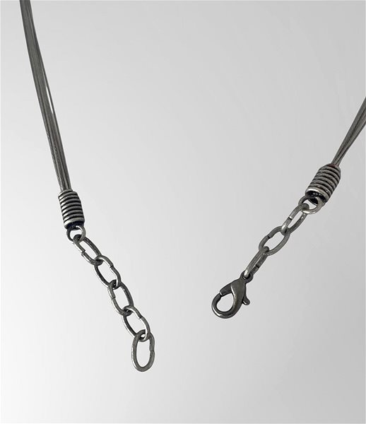 E.L. 24 Teardrop Necklace with Cut Crystal.