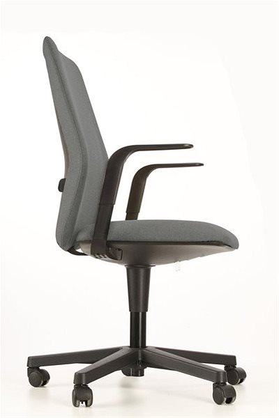 Office Chair EMAGRA FLAP Grey Lateral view