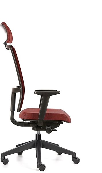 Office Chair EMAGRA TAU Red Lateral view