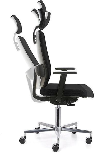 Irodai szék EMAGRA BUTTERFLY fekete, alumínium lábkereszttel Jellemzők/technológia