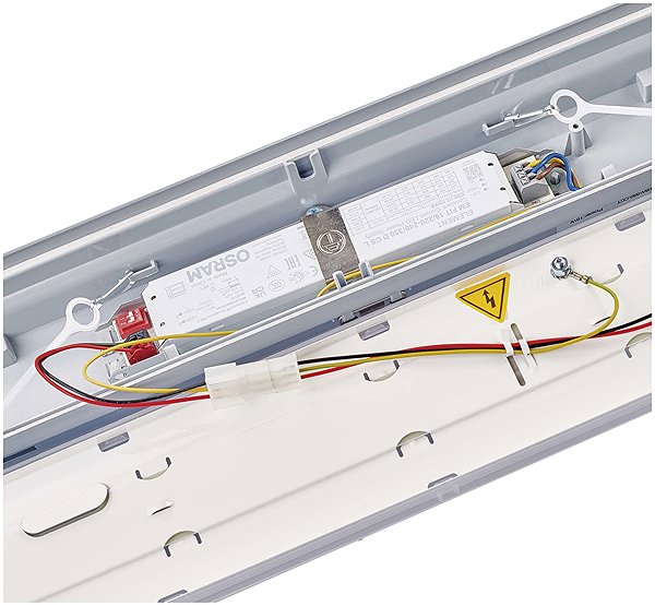 Ceiling light EMOS Misty LED dustproof 18W neutral/cold white, IP66 Back side