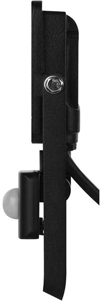 LED-Strahler EMOS LED-Strahler SIMPO mit Bewegungssensor, 30 W, schwarz, neutralweiß Seitlicher Anblick