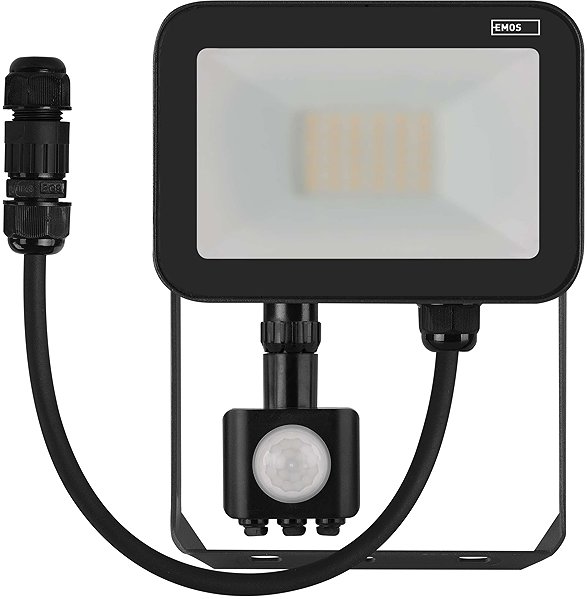 LED Reflector EMOS LED spotlight PROFI with motion sensor, 20W neutral white ...