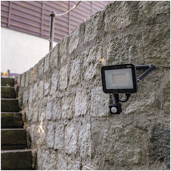 LED Reflector EMOS LED spotlight PROFI with motion sensor, 20W neutral white ...