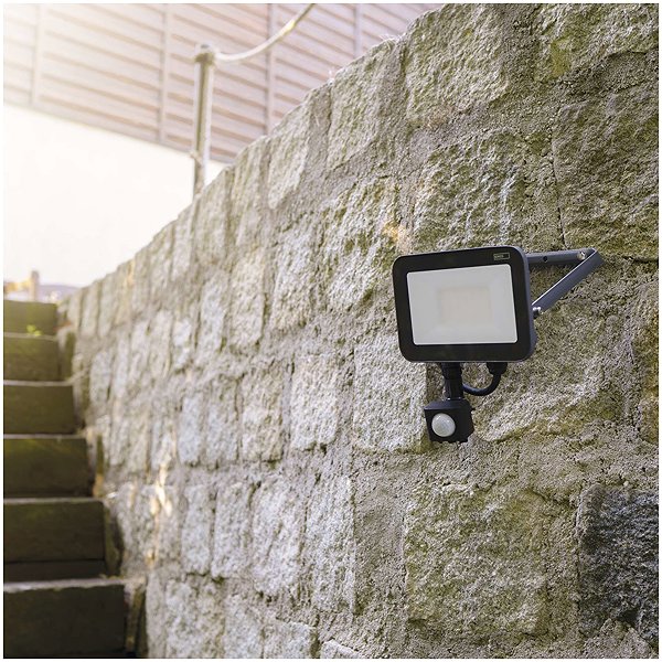 LED Reflector EMOS LED spotlight PROFI with motion sensor, 30W neutral white ...