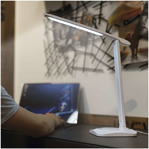 Tischlampe EMOS LED-Tischleuchte CHASE, weiß ...