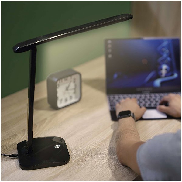 Tischlampe EMOS LED-Tischleuchte CHASE, schwarz ...