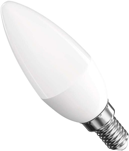 LED izzó EMOS Classic gyertya, E14, 4,2 W (40 W), 470 lm, hideg fehér ...