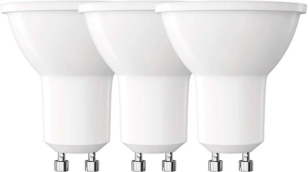 LED-Birne EMOS Classic MR16, GU10, 3W (32W), 345lm, warmweiß - 3er Pack ...