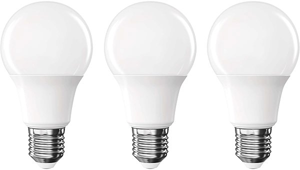 LED-Birne EMOS Classic A60, E27, 7W (60W), 806lm, neutralweiß - 3er Pack ...