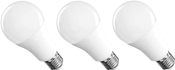 LED žiarovka EMOS Classic A60, E27, 13 W (100 W), 1521 lm, teplá biela – balenie 3 ks ...