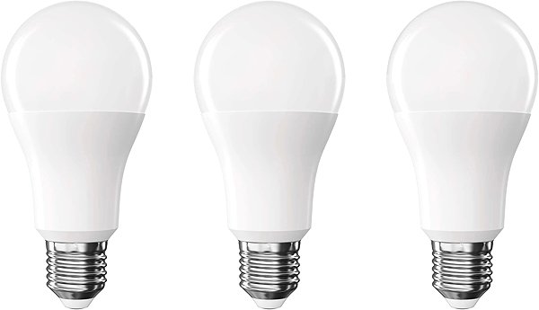 LED-Birne EMOS Classic A60, E27, 13 W (100 W), 1521 lm, neutralweiß - 3er Pack ...