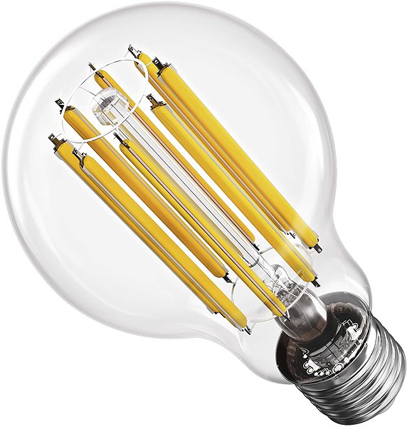 LED-Birne EMOS Filament A70 / E27 / 18 W (150 W) / 2452 lm / neutralweiß ...