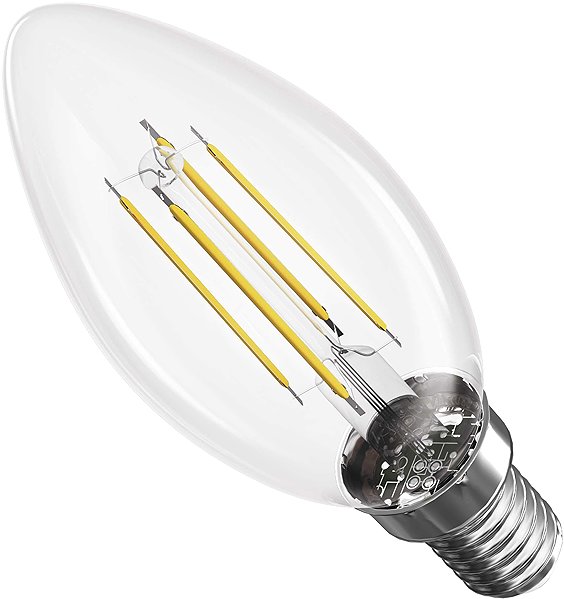LED-Birne EMOS Filament Kerze E14 1,8 W (25 W) 250 lm, warmweiß ...