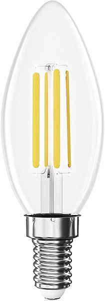 LED žiarovka EMOS Filament sviečka, E14, 7 W (75 W), 1055 lm, neutrálna biela ...