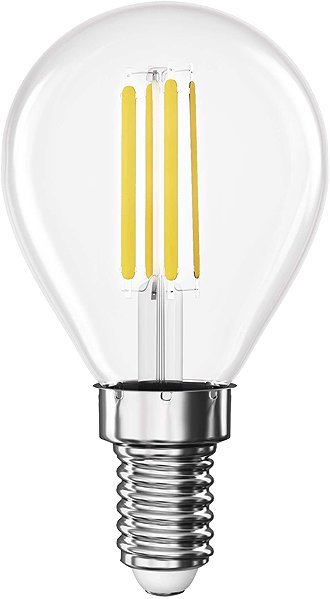 LED-Birne EMOS Filament Mini Globe, E14, 7 W (75 W), 1055 lm, warmweiß ...