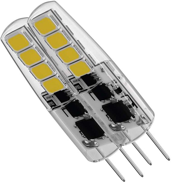 LED žiarovka EMOS Classic JC G4 1,9 W (21 W) 200 lm, neutrálna biela – balenie 2 ks ...