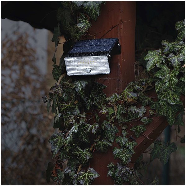 LED Reflector EMOS SOLO solar, with motion sensor, 1000 lm, black, neutral white ...