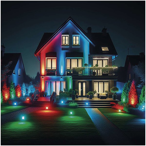 LED Reflector EMOS GoSmart 50 W, 4300 lm, RGB+CCT, IP65 ...
