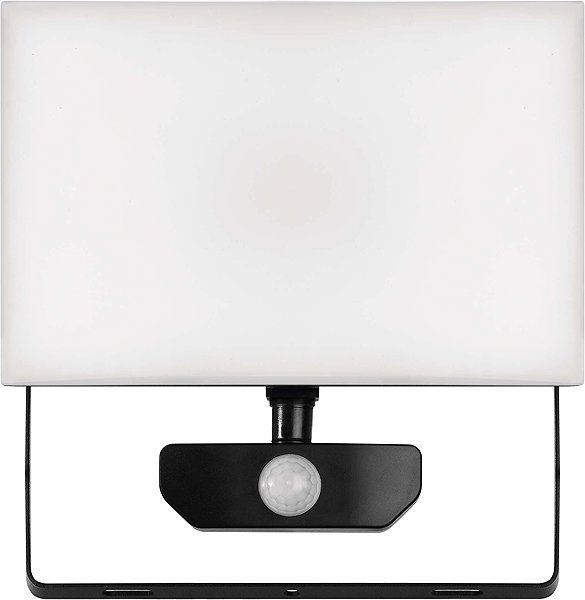 LED Reflector EMOS TAMBO with motion sensor, 50 W, 5000 lm, black ...